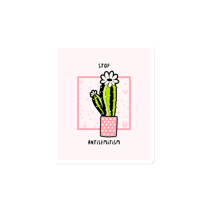 Stop Antisemitism | Plants & Flowers Edition | Die-Cut Magnet
