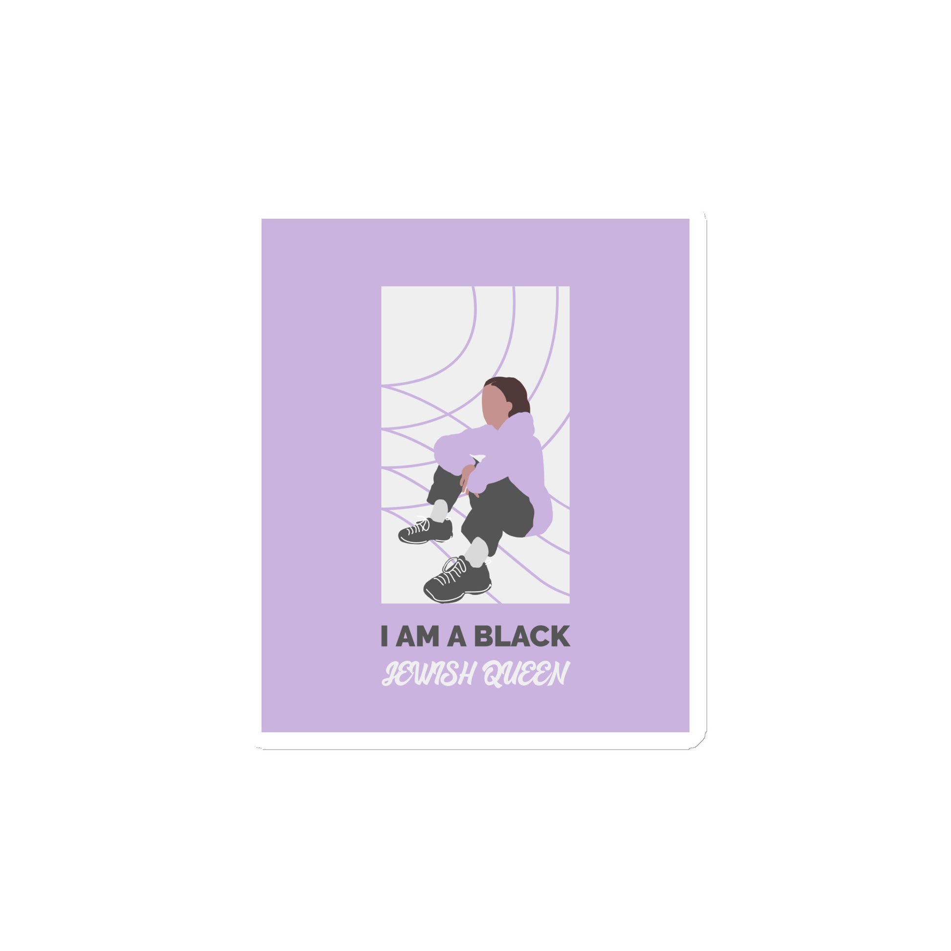 Black & Jewish Love | Die-Cut Magnet