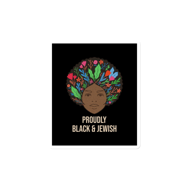 Black & Jewish Love | Die-Cut Magnet