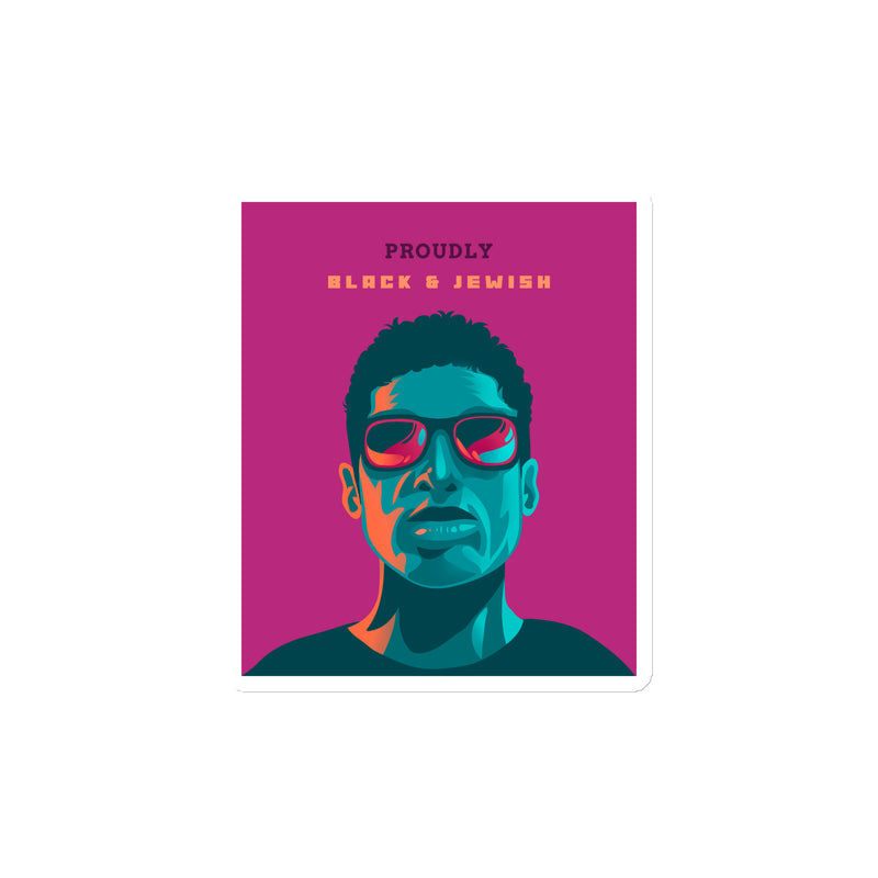 Black & Jewish Love | Die-Cut Magnet