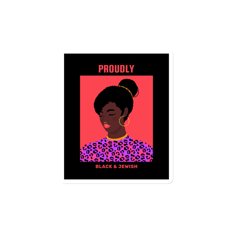 Black & Jewish Love | Die-Cut Magnet