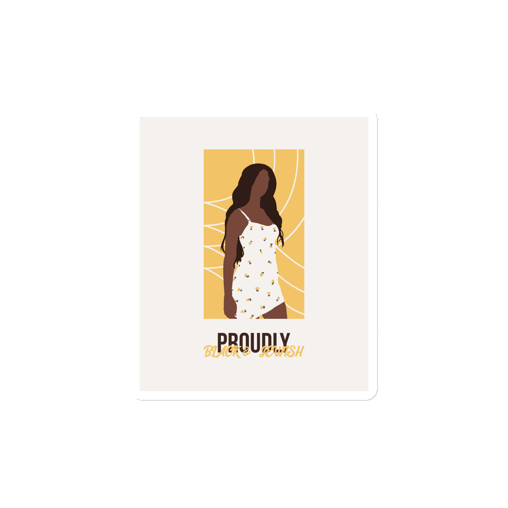 Black & Jewish Love | Die-Cut Magnet