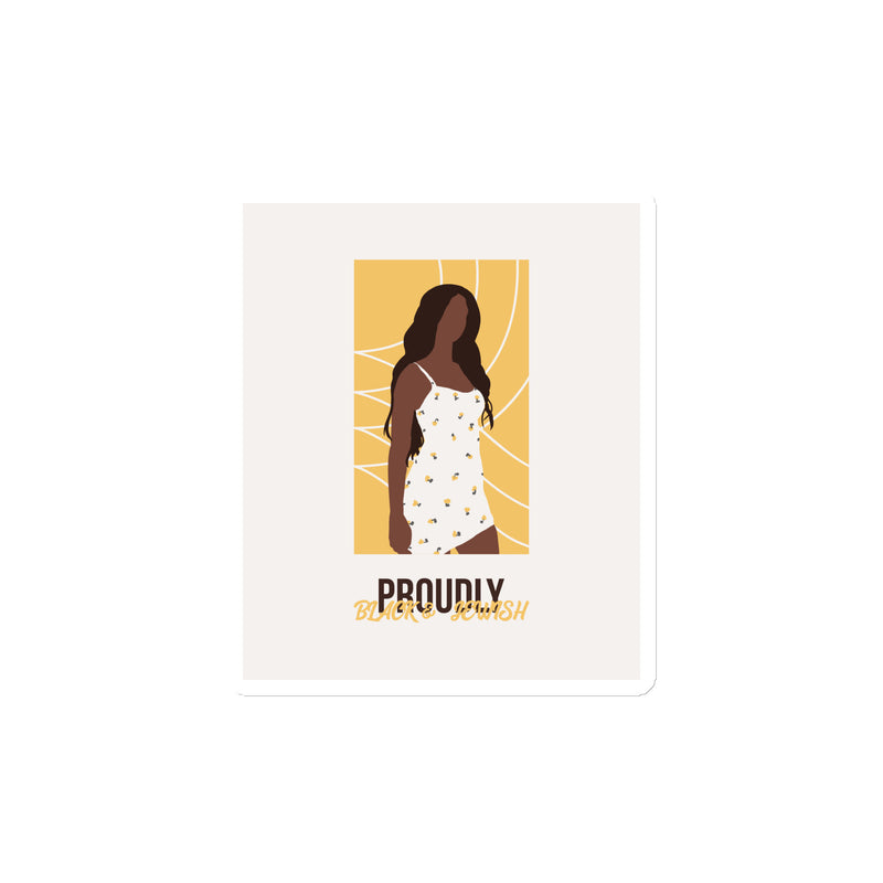 Black & Jewish Love | Die-Cut Magnet