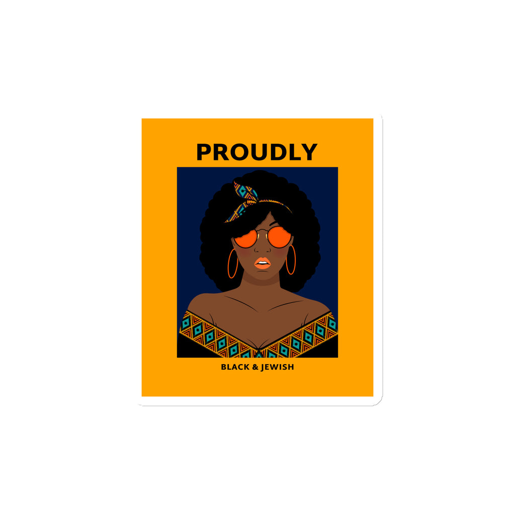 Black & Jewish Love | Die-Cut Magnet