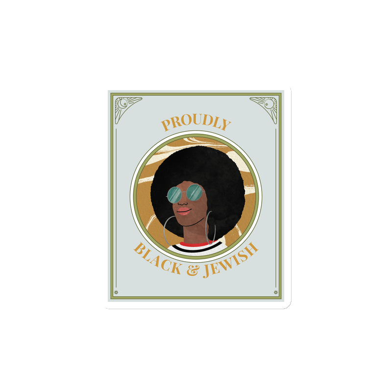 Black & Jewish Love | Die-Cut Magnet