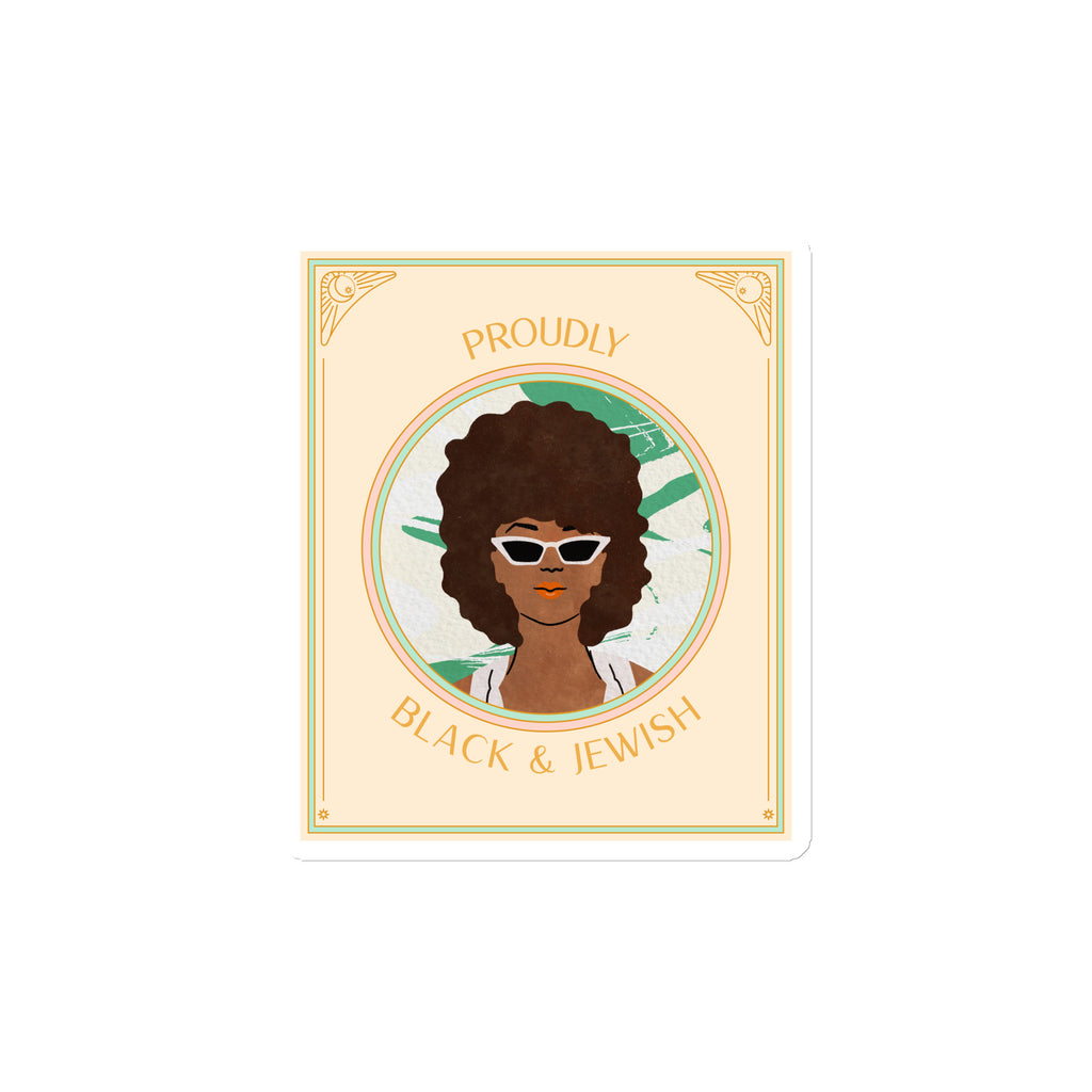 Black & Jewish Love | Die-Cut Magnet