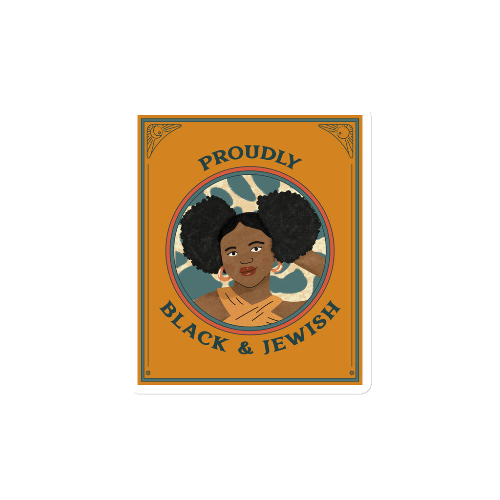 Black & Jewish Love | Die-Cut Magnet