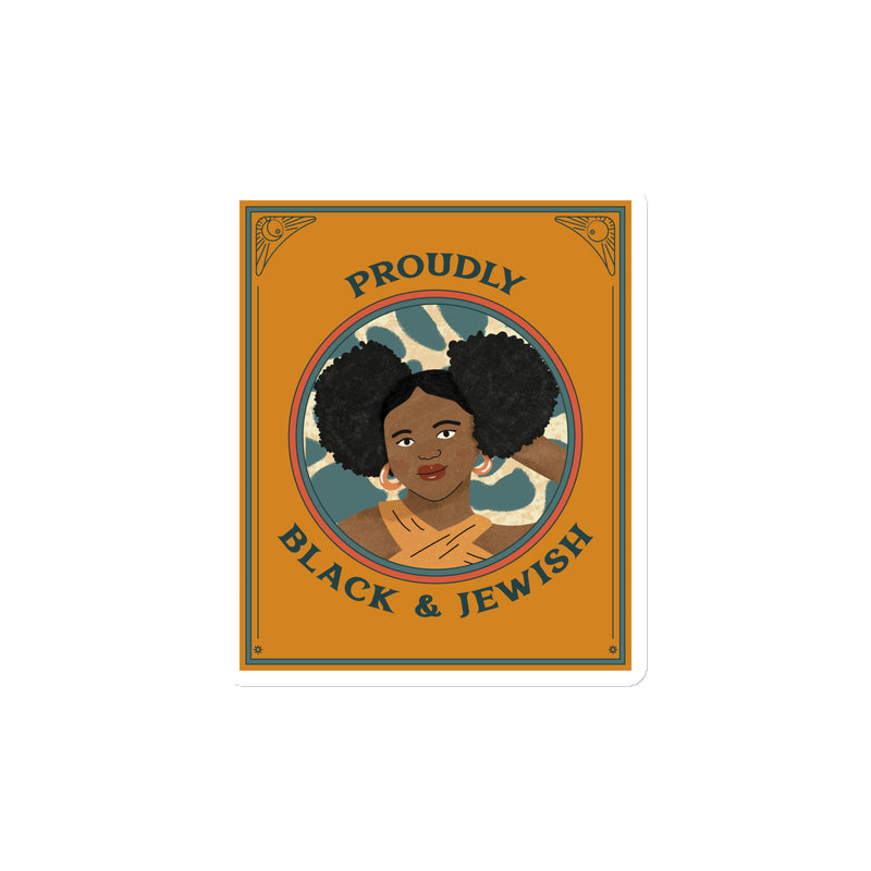 Black & Jewish Love | Die-Cut Magnet