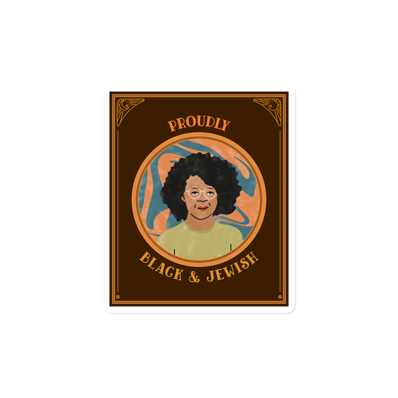 Black & Jewish Love | Die-Cut Magnet
