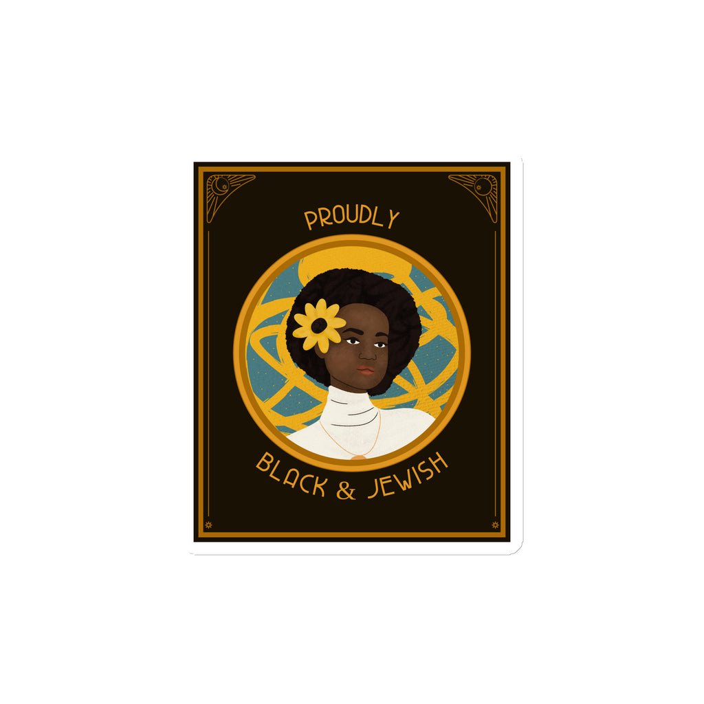 Black & Jewish Love | Die-Cut Magnet