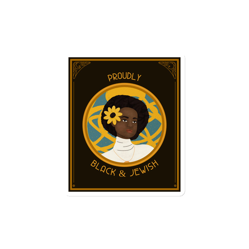 Black & Jewish Love | Die-Cut Magnet