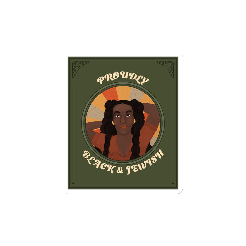 Black & Jewish Love | Die-Cut Magnet