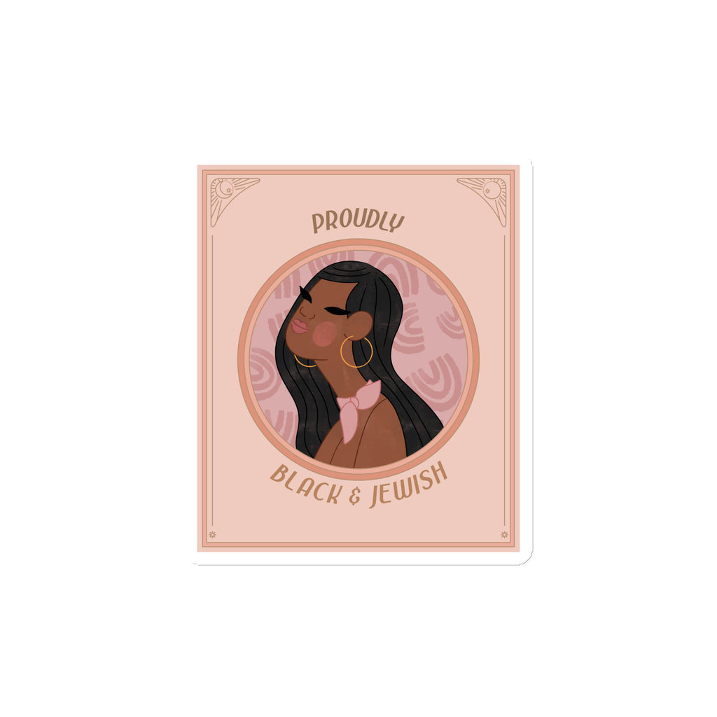 Black & Jewish Love | Die-Cut Magnet