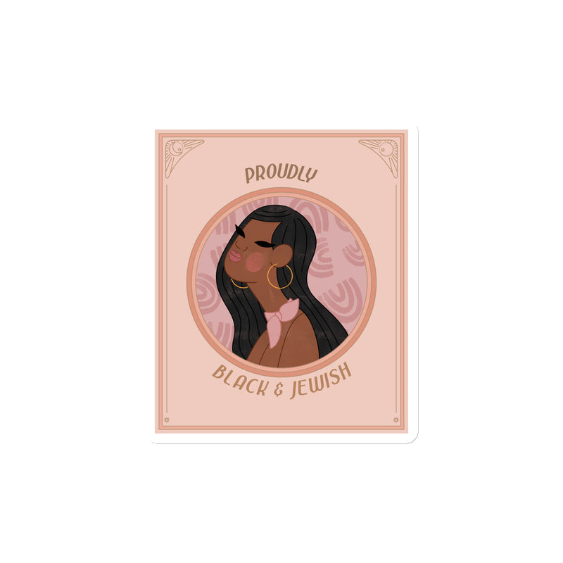 Black & Jewish Love | Die-Cut Magnet