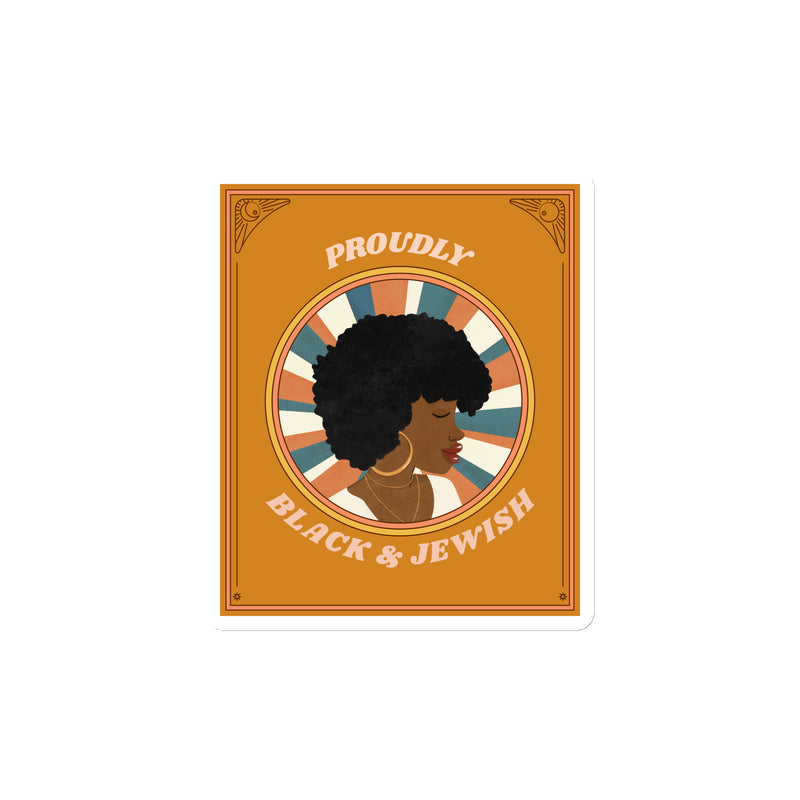 Black & Jewish Love | Die-Cut Magnet