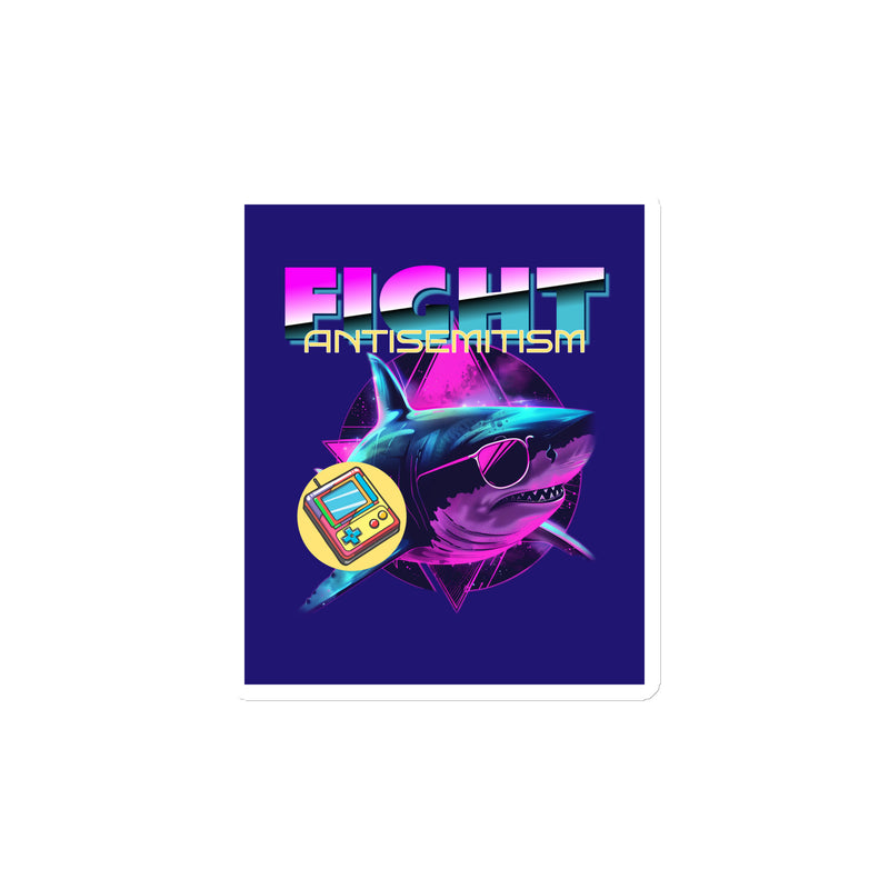 Retro Neon Animal | Fight Antisemitism | Die-Cut Magnet