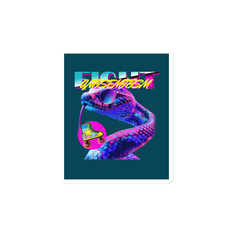Retro Neon Animal | Fight Antisemitism | Die-Cut Magnet