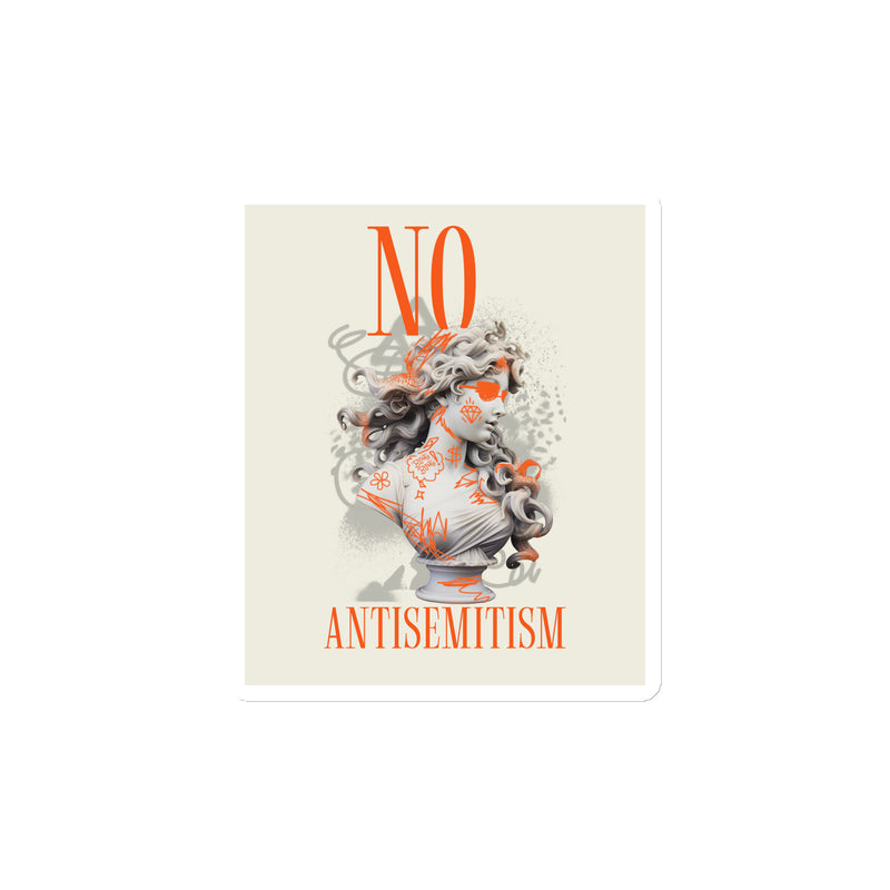 Graffiti Statue Anthem | No Antisemitism | Die-Cut Magnet
