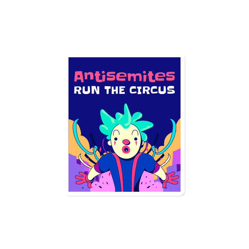 Antisemitic Clowns | Die-Cut Magnet