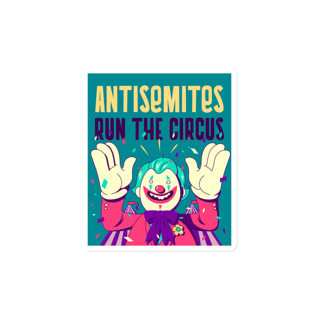 Antisemitic Clowns | Die-Cut Magnet
