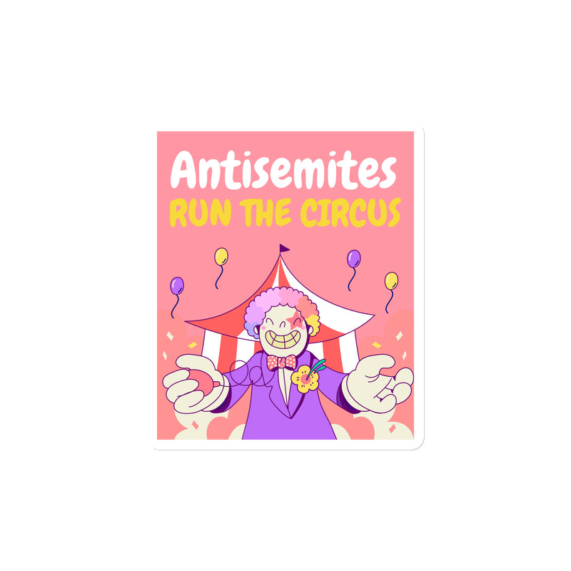 Antisemitic Clowns | Die-Cut Magnet