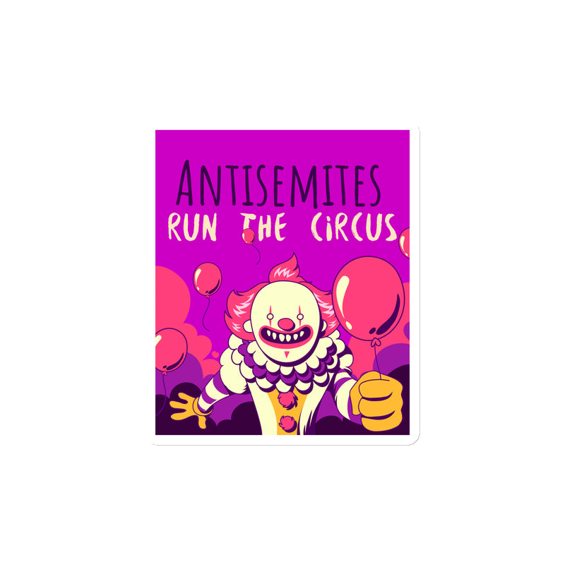Antisemitic Clowns | Die-Cut Magnet