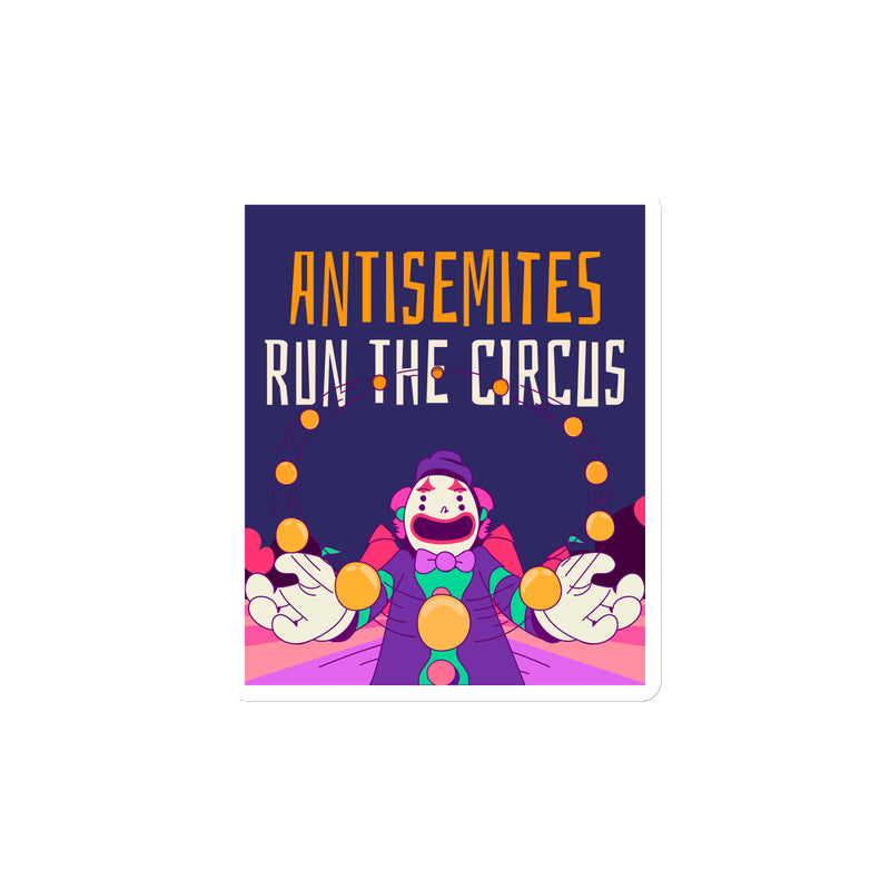 Antisemitic Clowns | Die-Cut Magnet