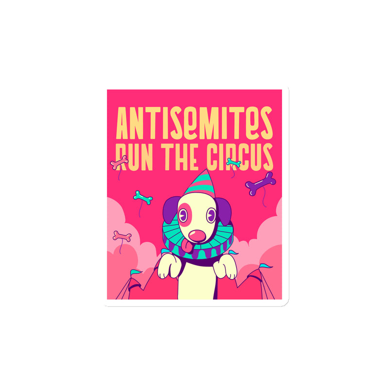 Antisemitic Clowns | Die-Cut Magnet