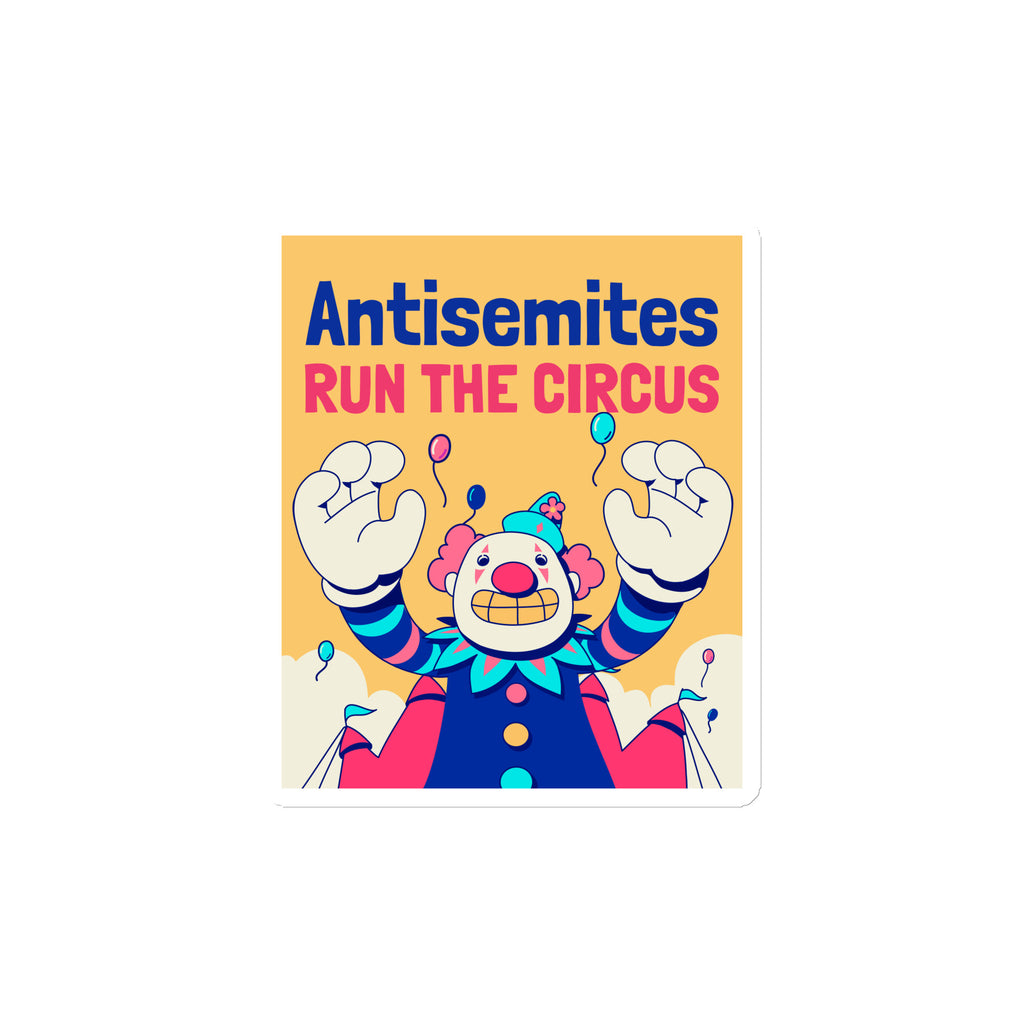 Antisemitic Clowns | Die-Cut Magnet