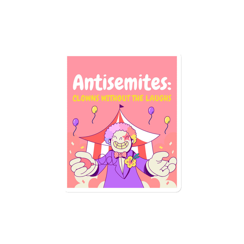 Antisemitic Clowns | Die-Cut Magnet