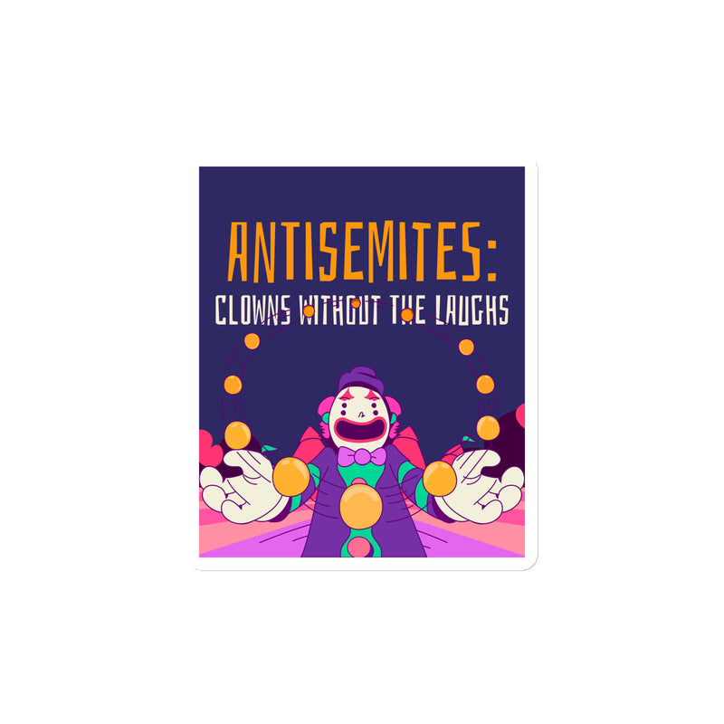 Antisemitic Clowns | Die-Cut Magnet