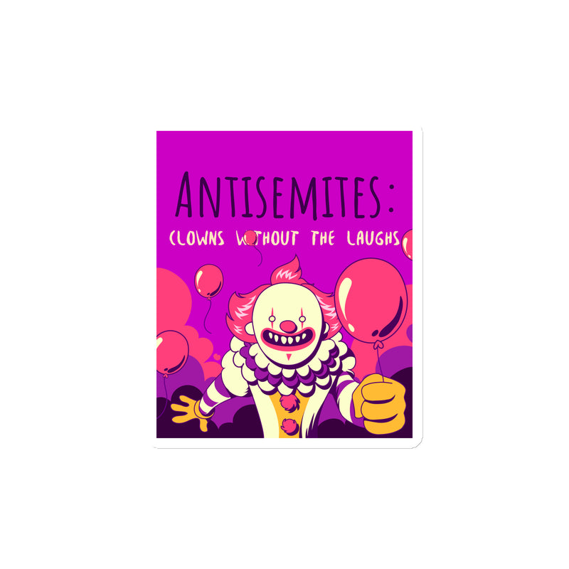 Antisemitic Clowns | Die-Cut Magnet
