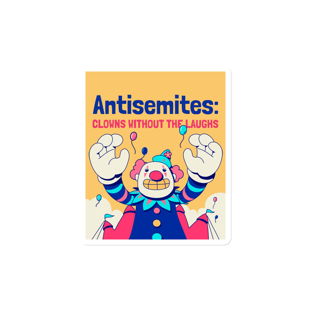 Antisemitic Clowns | Die-Cut Magnet