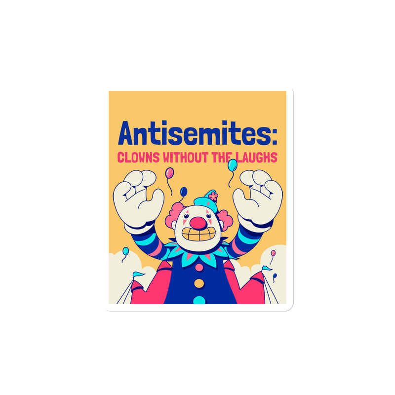 Antisemitic Clowns | Die-Cut Magnet