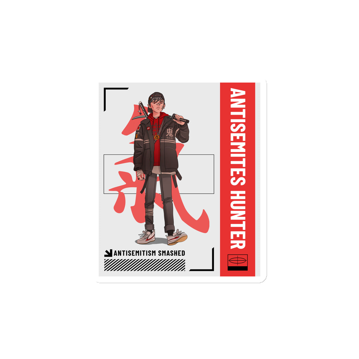 Antisemites Hunter | Die-Cut Magnet Jouparty