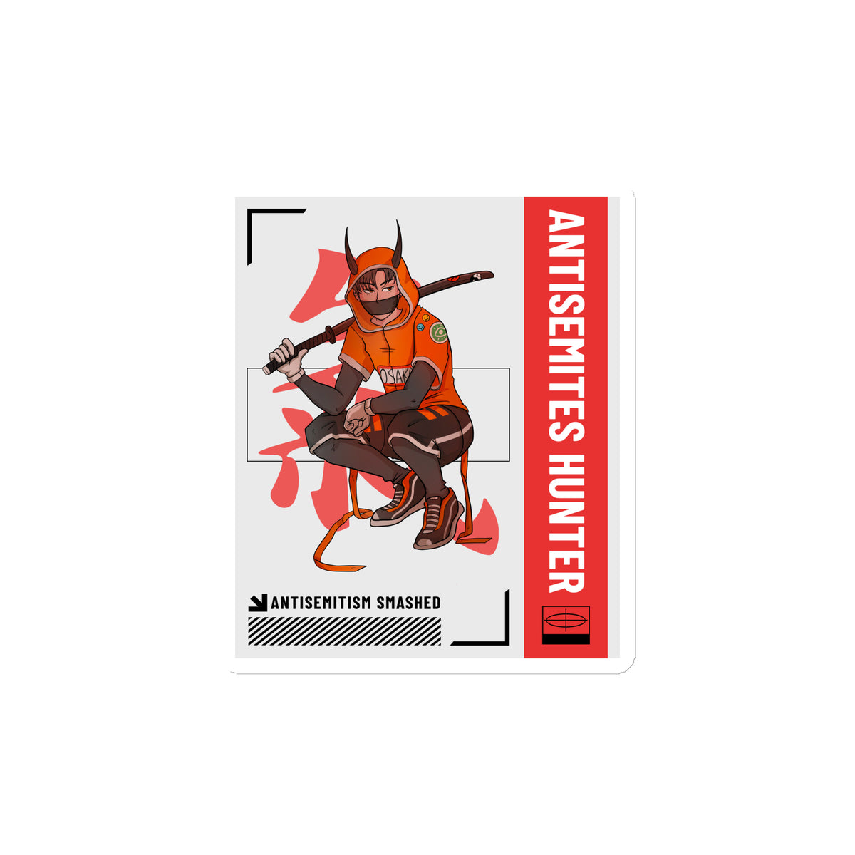 Antisemites Hunter | Die-Cut Magnet Jouparty