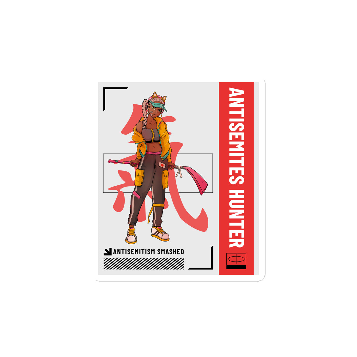 Antisemites Hunter | Die-Cut Magnet Jouparty