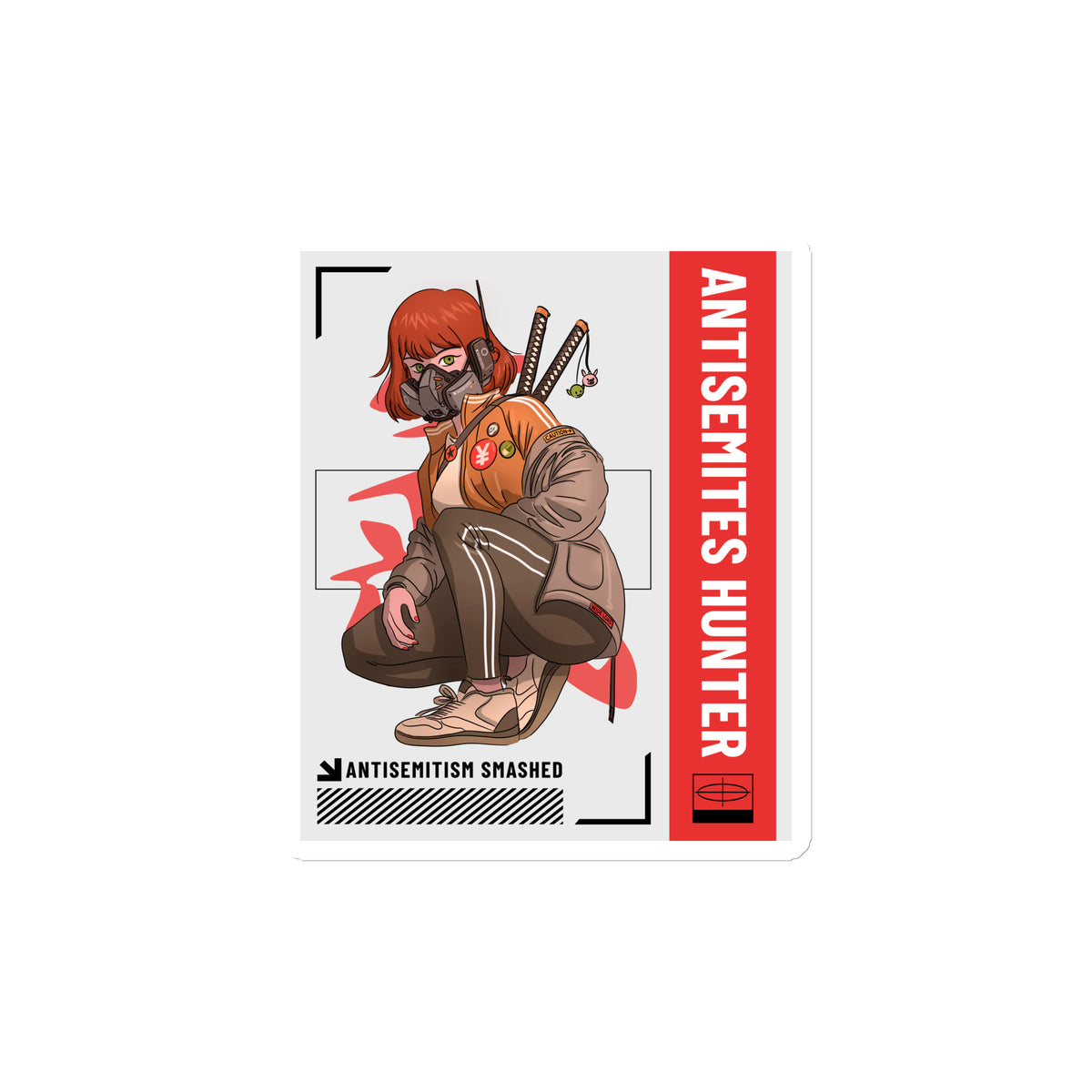 Antisemites Hunter | Die-Cut Magnet Jouparty