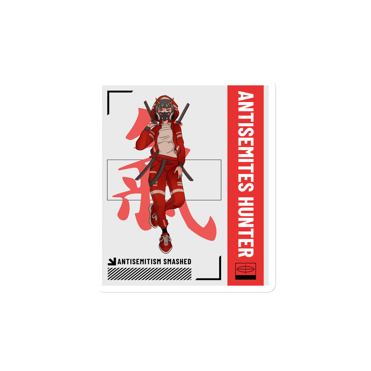 Antisemites Hunter | Die-Cut Magnet Jouparty