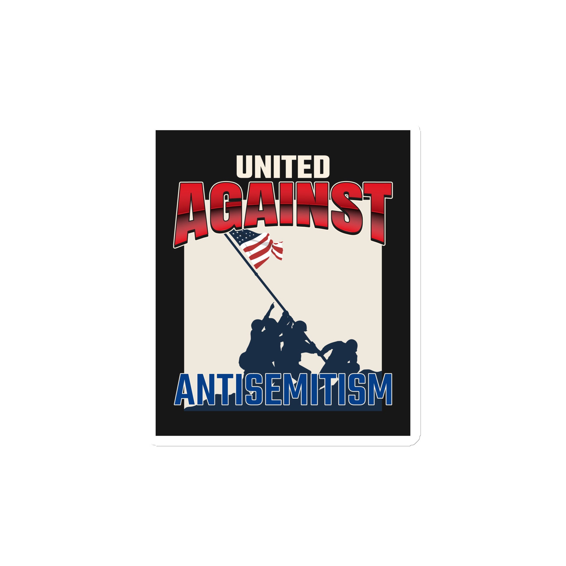 USA Edition | United Against Antisemitism | Die-Cut Magnet