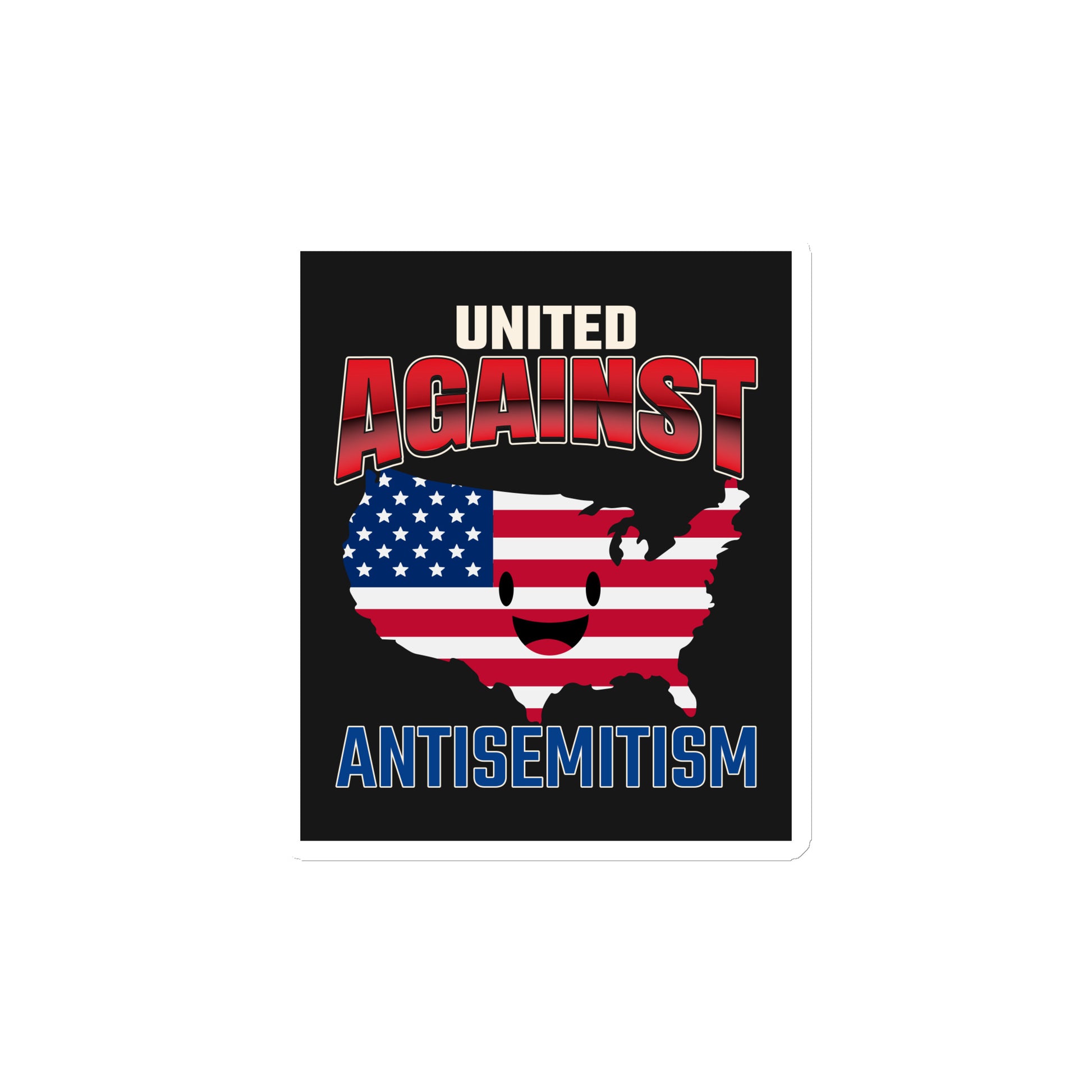 USA Edition | United Against Antisemitism | Die-Cut Magnet