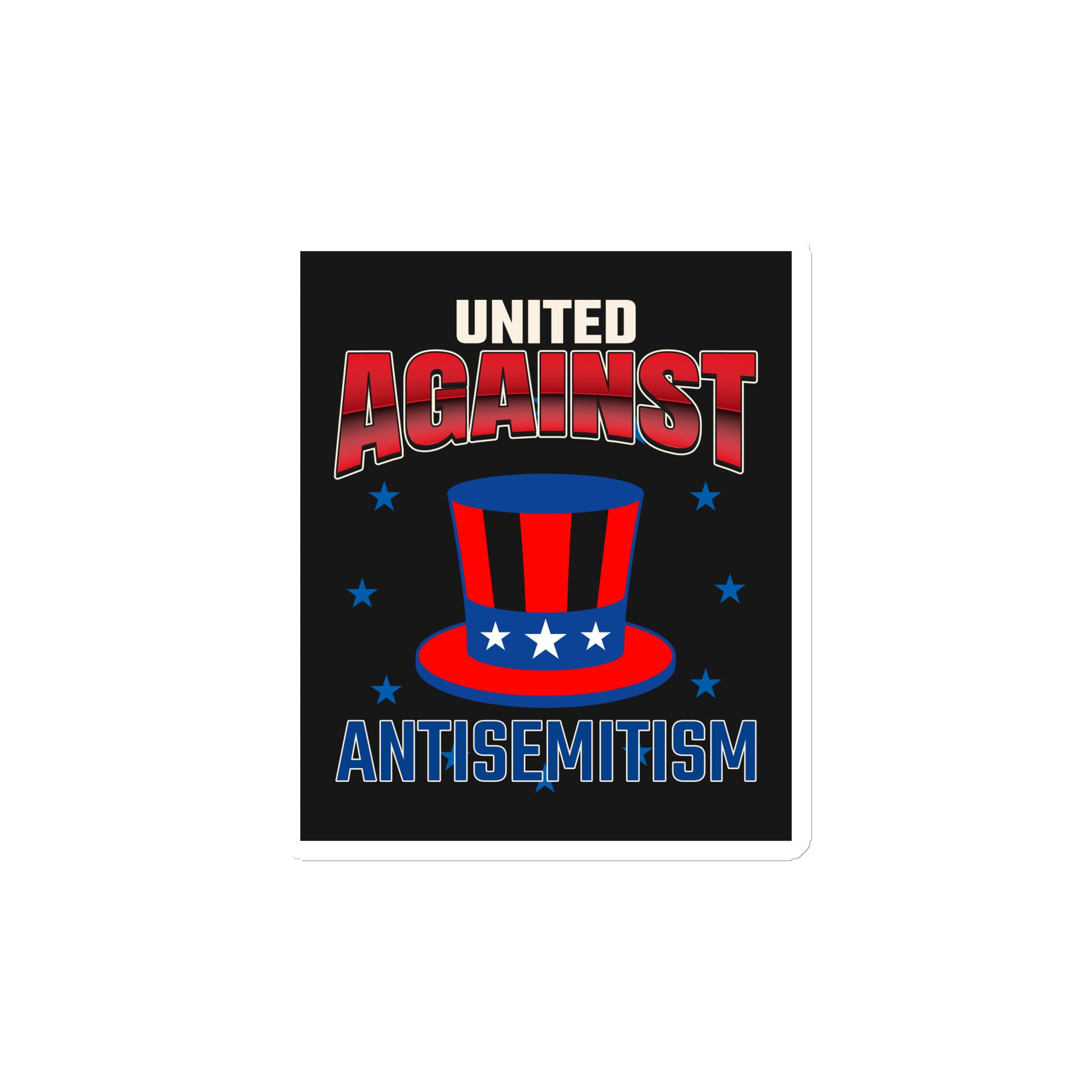 USA Edition | United Against Antisemitism | Die-Cut Magnet