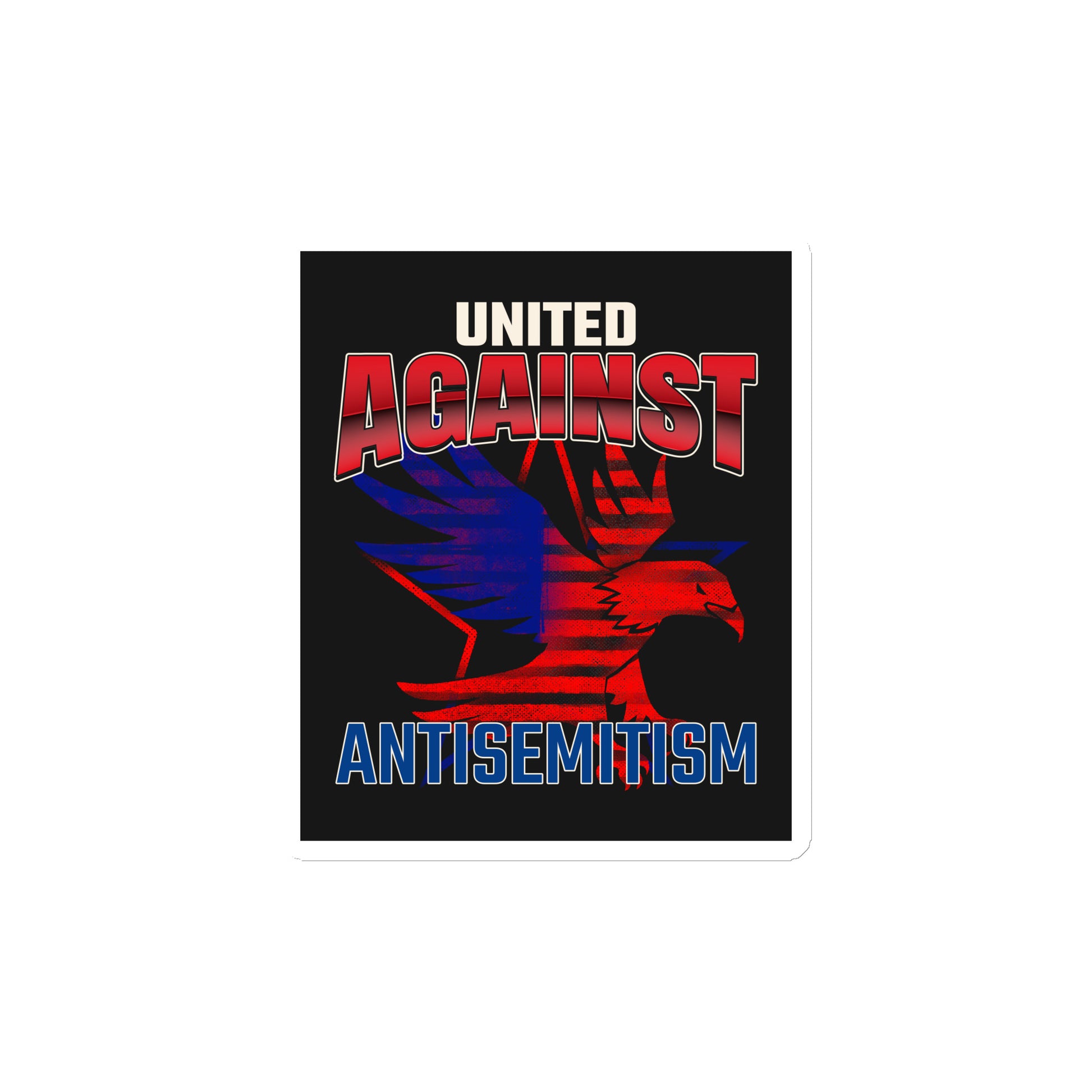 USA Edition | United Against Antisemitism | Die-Cut Magnet