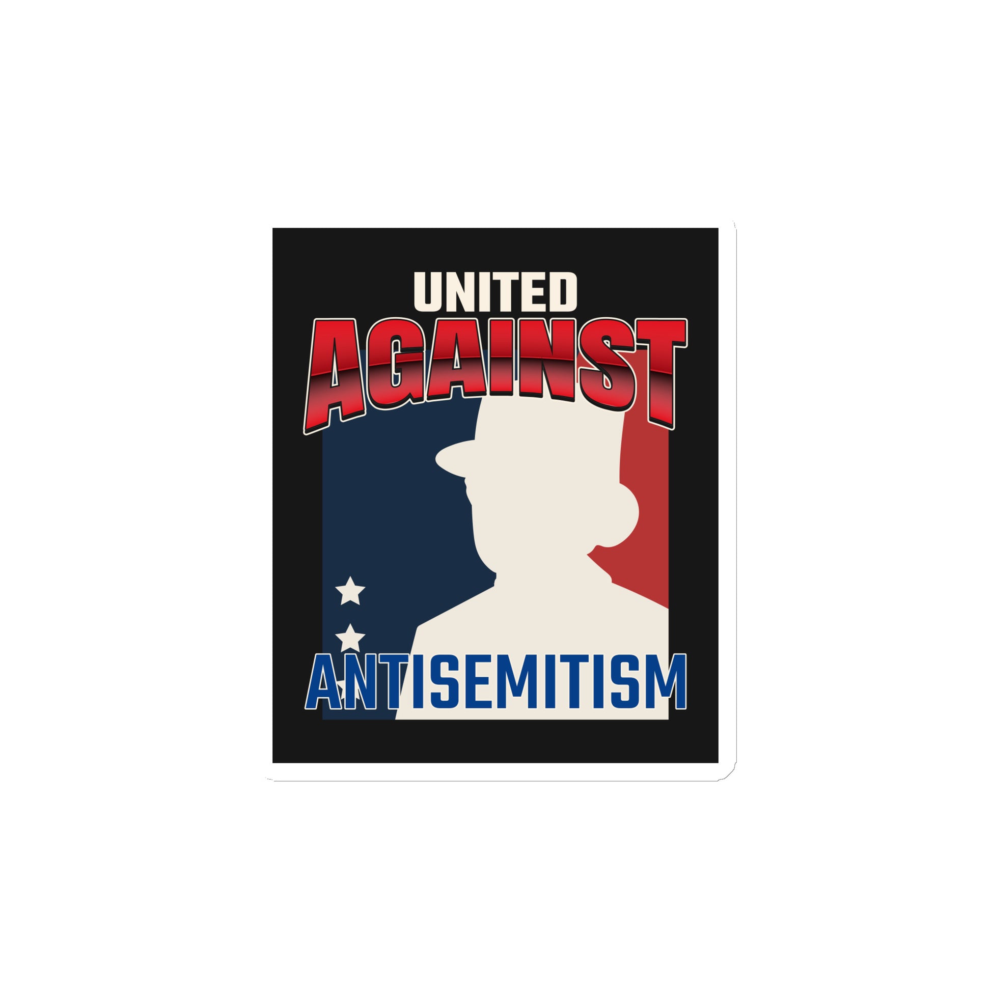 USA Edition | United Against Antisemitism | Die-Cut Magnet