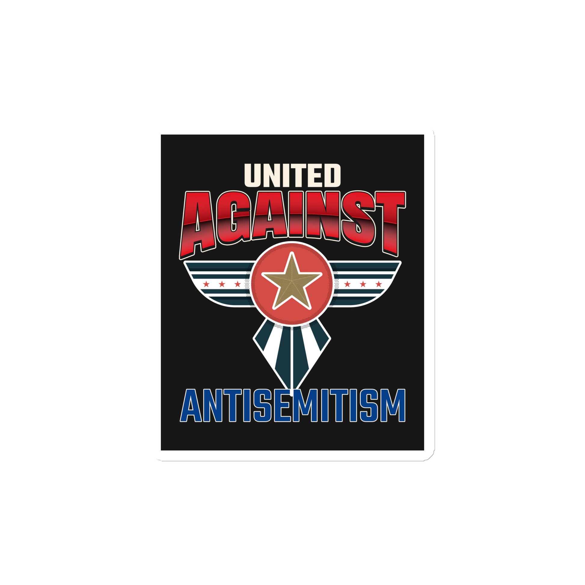 USA Edition | United Against Antisemitism | Die-Cut Magnet