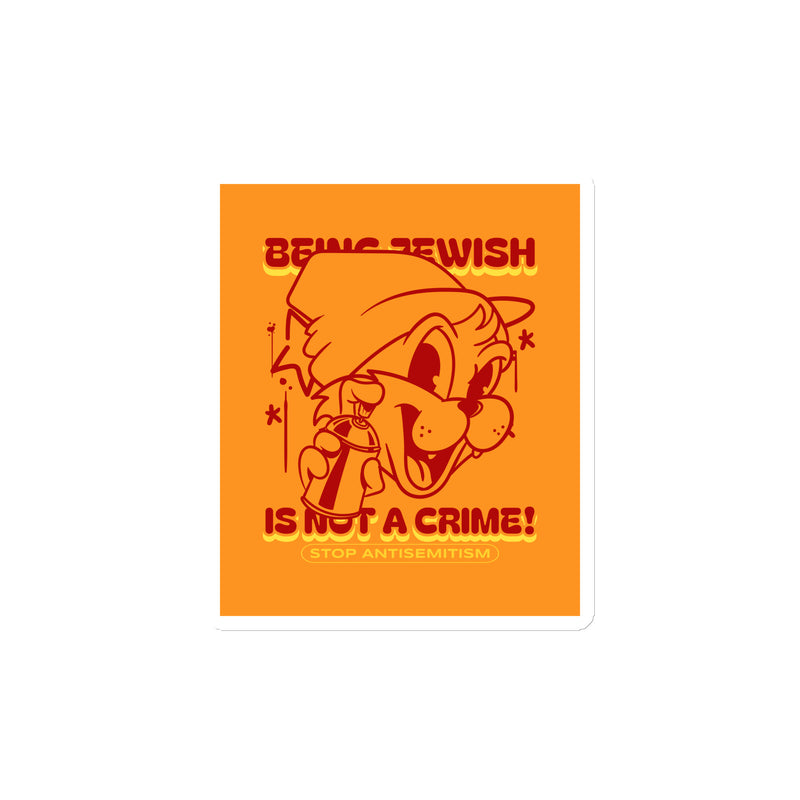 Streetart Graffiti Cartoon | Antisemitism | Die-Cut Magnet