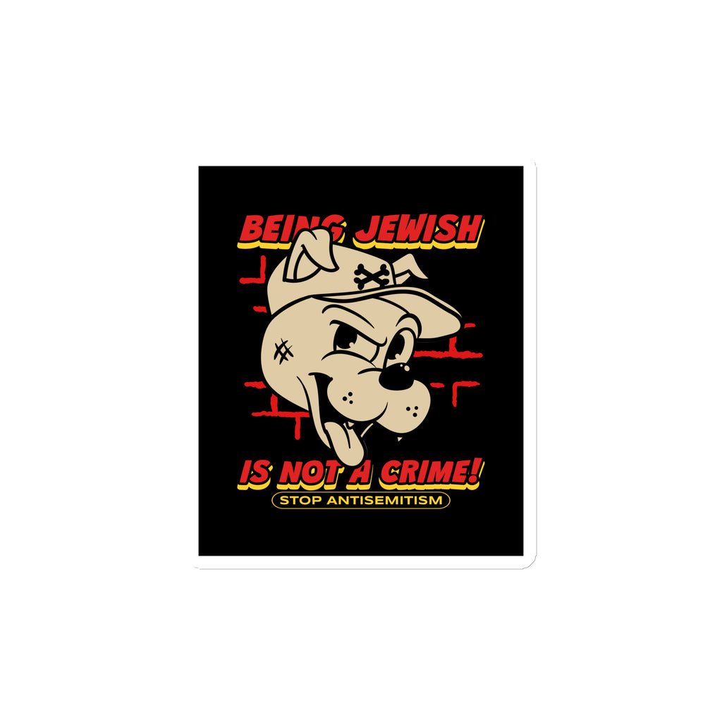 Streetart Graffiti Cartoon | Antisemitism | Die-Cut Magnet