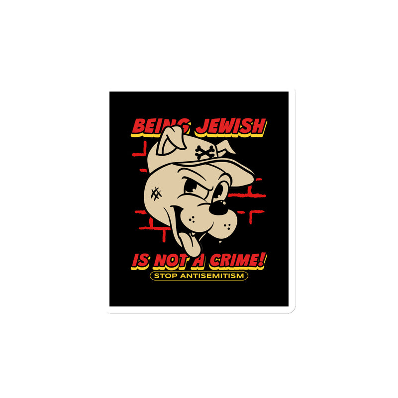 Streetart Graffiti Cartoon | Antisemitism | Die-Cut Magnet