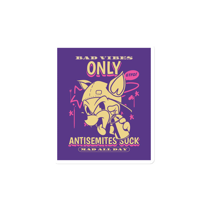Streetart Graffiti Cartoon | Antisemitism | Die-Cut Magnet