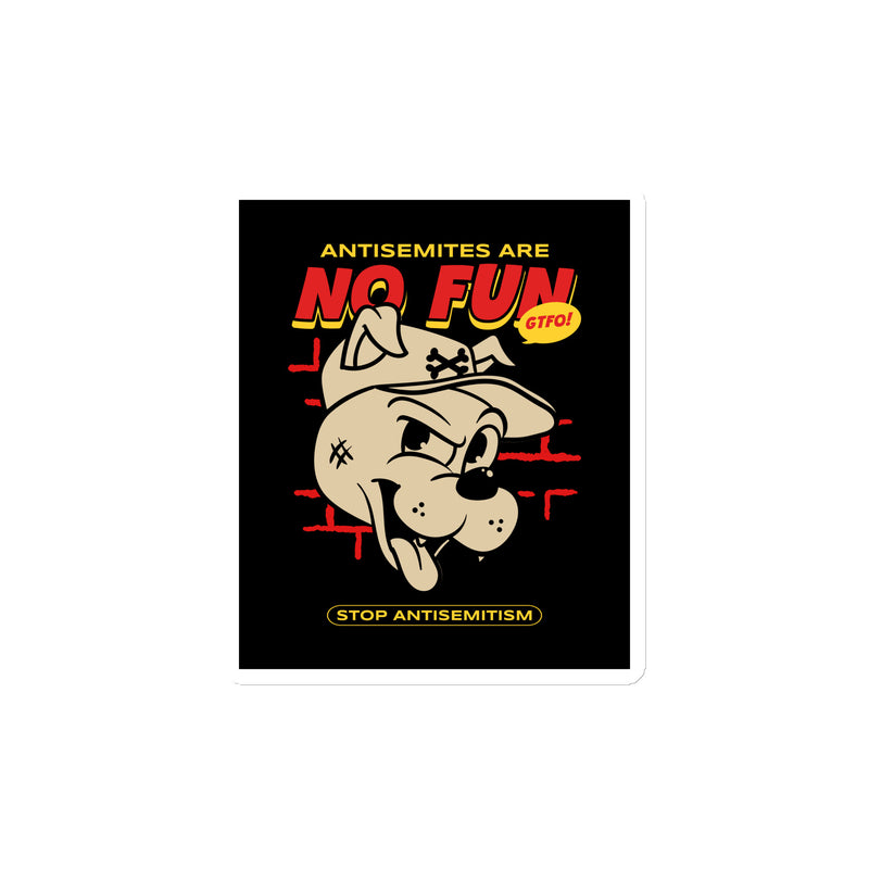 Streetart Graffiti Cartoon | Antisemitism | Die-Cut Magnet